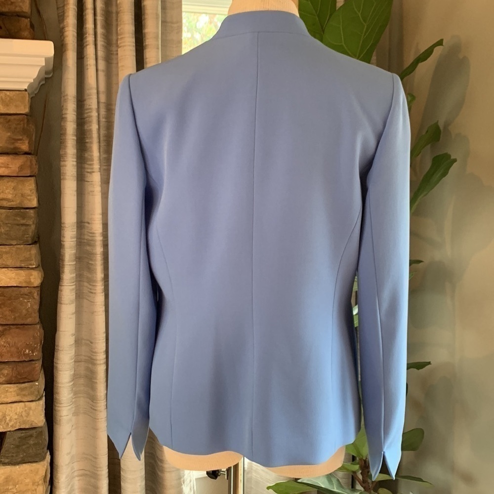 Kasper sz 8 robins egg blue blazer - Picture 4 of 8